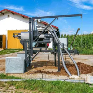 Small Dairy Farm Equipment Cow Dung Drying Machine / Pig Manure Dewatering Machine