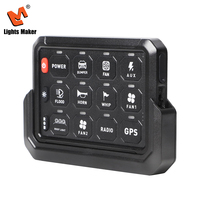 Panel de Interruptores de 12 Canales para Camión de Basura, Control Remoto Inalámbrico por WiFi, Batería de 12V 24V 60A, Resistente al Agua IP67