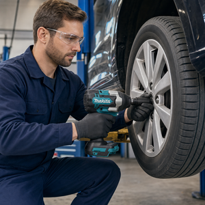 Llave de Impacto Inalámbrica <span class=keywords><strong>Makita</strong></span> de 18V, <span class=keywords><strong>Pistola</strong></span> de Impacto Eléctrica de 1/2 Pulgada para Reparación de Automóviles y Construcción, Solo Herramienta (Sin Batería) - Product Image 2