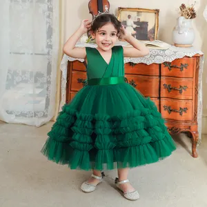 Fsmktz adorável pirita bebê recém-nascido, vestido tutu vestido espanhol estilos menina vestido de princesa l1975xz