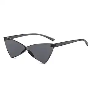 Fashion Zonnebril Nieuwste 2020 Driehoek Zonnebril Plastic Uv400 Leuke Vintage Fabrikant Shades Vrouwen 007