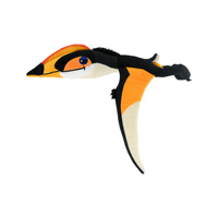 Peluche personnalisée de pterosaure mignon de dessin animé, jouet en peluche de dinosaure, 51cm-99cm, unisexe, détails brodés, accessoires de fête
