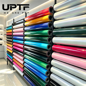 Film de protection de peinture (PPF) UPTF pour voiture, 360+ couleurs, application sèche ou humide, TPU, installation facile, haute qualité, finition <span class=keywords><strong>satin</strong></span>ée, 1,52*3M - Product Image 1