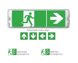 Panneau de sortie de secours LED double mode avec auto-test, étanche IP65, LiFePO4, <span class=keywords><strong>650</strong></span> lumens, certifié <span class=keywords><strong>CB</strong></span> CE, haute luminosité, direct usine, OEM - Product Image 1