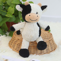 Jouets en peluche de vache à lait Offre Spéciale 30 cm, mignon, vache à lait, vache à lait, noir, blanc, bœuf, poupées en peluche, Juguete de peluche de vaca
