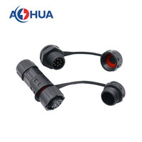 Signal d'alimentation 8Pin prise électrique étanche M12 connecteur fil à panneau Led connecteur cc 5A mâle femelle broche LED joint de fil