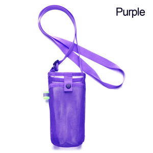 Lightweight Mesh <b>Bag</b> Convenient OEM Adjustable Shoulder Strap Mesh Water Bottle Holder for Easy Carrying - Product Image 3