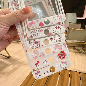 <span class=keywords><strong>Film</strong></span> de protection d'écran pour 5S, pour 6 Plus, verre trempé anti-poussière, design Hello Kitty, transparent - Product Image 2