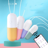 YIJI Nouveauté Mini-Programme Télécommande Interaction Vidéo Vibrateur à Haute Fréquence pour Femme Capsule Intelligente