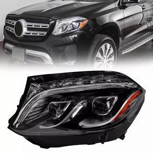 1669063203 Version américaine Blanc Cercle LED GLS400 GLS450 GLS500 W166 Phares LED 2015 2016 <span class=keywords><strong>2017</strong></span> 2018 2019 pour Mercedes GLS 450 - Product Image 1
