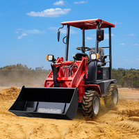 Vente directe d'usine Mini chargeur frontal tracteur petit chargeur sur pneus