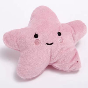 Stella sorridente in cotone Pet giocattolo cartone animato peluche cigolante cane gatto masticare giocattolo per animali domestici accessori - Product Image 1