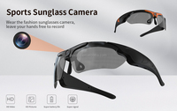 Lunettes de soleil de sport HD 1080P pour l'extérieur, enregistrement vidéo 4K, mini caméra, lunettes intelligentes étanches