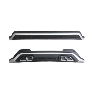 Hot Sale Front+Rear Bumper Use For Highlander 2022 Diffuser Bumpers Lip Protector Guard skid plate ABS chrome plated