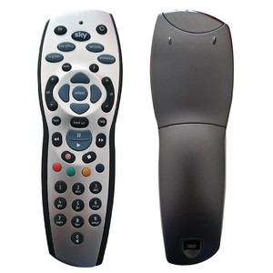 รีโมทคอนโทรลสีเงินสำหรับ Sky ใช้ได้กับกล่องรับสัญญาณ Sky HD Plus รุ่น Rev 9F V9 V10 Urc1652 สำหรับตลาดสหราชอาณาจักร - Product Image 1