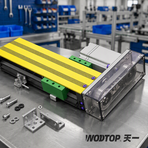 Módulo Lineal de Alta Precisión WDKK60-150 de 150 mm con Curvatura Izquierda, Accionado por Tornillo de Bolas, Robot de Eje Único - Product Image 1