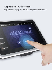 10.1 inch màn hình cảm ứng xe màn hình TV BT Carplay gương ghế sau giải trí Máy nghe nhạc tựa đầu USB FM Transmitter - Product Image 6