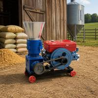 Machine à fabriquer des granulés d'aliments pour volailles et bétail, 200 kg/h, pour machine à granulés d'aliments pour animaux sans moteur