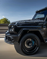 Pour mercedes-benz classe G W465 G500 G63 amélioré MSY Style sec en Fiber de carbone avant et arrière pare-chocs passages de roue Kit de carrosserie large