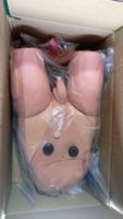 Simulador de Cateterización Uretral Masculina/Femenina, Material de PVC, Modelo Anatómico de Tamaño Real Humano