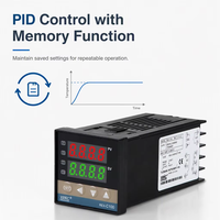 Pengontrol Suhu Digital PID XRKC REX-C100 48*48 K M*DA/V*DA ODM/OEM Termostat Cerdas Industri untuk Mesin Pengemasan