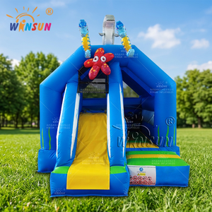 Winsun แทรมโพลีนเป่าลมรูปปราสาทเป่าลมรูปสวนสนุก - Product Image 1