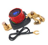 Sakelar Pemutus Baterai 12V dengan Layar Voltmeter Digital, Pemutus Daya Utama Tugas Berat dengan Adaptor Terminal
