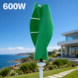 Generador <span class=keywords><strong>de</strong></span> Turbina Eólica <span class=keywords><strong>de</strong></span> Eje Vertical con Reducción <span class=keywords><strong>de</strong></span> Ruido, 600W, con Carcasa Insonorizada para Zonas Residenciales Urbanas - Product Image 1