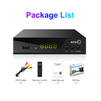 Le décodeur de récepteur ATSC MeeCast HD d'usine OEM/ODM prend en charge les accordeurs numériques TV multilingues et gratuits STB gratuit