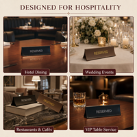 Support de Table Triangulaire en Cuir PU de Luxe, Élégant, Durable, Fait Main, Personnalisable avec Logo, Vente en Gros pour Restaurants et Hôtels