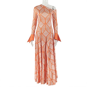 Vestido Largo Estampado STOCK para Mujer, Vestido Maxi con Vuelo, Estilo Africano, Tallas S-L - Product Image 2