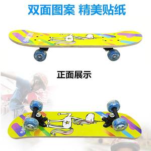 สเก็ตบอร์ดลายมังกรขนาด 60 ซม. สำหรับเด็ก พร้อมล้อไฟกระพริบ ทนทาน บอร์ดสี่ล้อ รุ่น 2406A สเก็ตบอร์ดสำหรับเด็กเริ่มต้น - Product Image 3