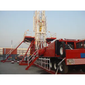 Bohren 1000HP ZJ40 Mechanische LKW-montierte Öl-Wasser-Brunnen-Bohr anlage ZJ-40
