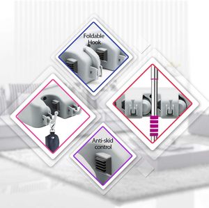 <span class=keywords><strong>Portascope</strong></span> da Parete, Organizzatore per Attrezzi da Giardino, Scaffale Multiuso per Casa, Lavanderia, Cucina, <span class=keywords><strong>Armadio</strong></span>, Capanno e Garage - Product Image 3