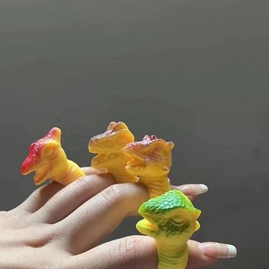 Cheap Wholesale TPR Dinosaur <b>Rings</b> 50mm (2") Capsule Vending <b>Kids</b> Party Toys Simulation Animal for <b>Kids</b> Gift - Product Image 4