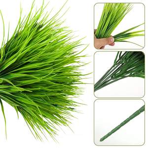 Plantes artificielles en plastique <span class=keywords><strong>de</strong></span> blé résistant aux rayons UV plantes <span class=keywords><strong>de</strong></span> <span class=keywords><strong>gazon</strong></span> artificielles pour terrasse extérieure mariage bureau Restaurant - Product Image 4