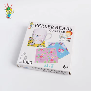 Hama perler ลูกปัดของเล่นเพื่อการศึกษาของเด็กที่รองแก้วพร้อมอุปกรณ์เสริมทำจาก EVA ดีไซน์ใหม่ - Product Image 3