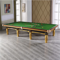Table de snooker standard mondiale de 12 pieds, prix bas, jeu de billard, ardoises en acier, motif solide, caoutchouc, bois massif, tissu 6811, en solde