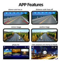 Caméra de recul sans fil WiFi pour voitures, vision nocturne pour appareils Android et Apple iOS, compatible avec VW Bora CC Crafter Nissan Civic