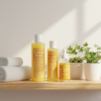 Ensemble de soins de la peau de marque privée SeaMoss Sérum pour le visage au curcuma Liquide blanchissant avec extrait de plantes pour le visage 60ml Usage domestique