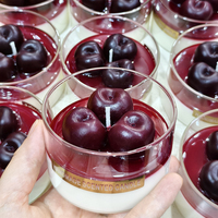 Lilin Aroma Tema Delima Terbaru, Lilin Bentuk Tart Buah Buatan Tangan dari Lilin Kedelai, Lilin Bentuk Unik untuk Dekorasi Rumah, Pesta, Ulang Tahun