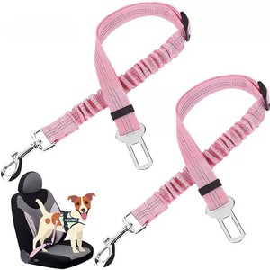 Cinto de Segurança para Cães Ajustável, Cinto de Segurança para Animais de Estimação, Cinto de Segurança Refletivo de Nylon para Veículos - Product Image 3