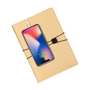 12000mAh Video Powerbank cuero Tapa dura A5 funda para portátil de hojas sueltas con grabación de pantalla de 7 pulgadas y comprobación de imágenes - Product Image 4