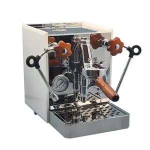 Carefor pembuat kopi Espresso otomatis multifungsi, Mesin kopi ketel ganda komersial profesional 15 Bar E61 1 Grup