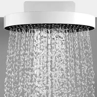 Système de douche de luxe haut de gamme avec affichage numérique poli, 3 fonctions, robinets thermostatiques encastrés, cascade douce pour salle de bain