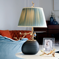 RORO vente en gros de lampe de table de luxe moderne émail gris foncé Vase décor pour la décoration de la maison élément décoratif pour votre espace de vie