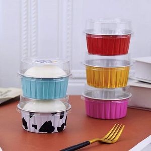 125ml 5 oz rond élimination Alu aluminium Pot/tasse feuille conteneur étain casseroles pour la cuisson rôtir <span class=keywords><strong>Broi</strong></span> recyclable - Product Image 2