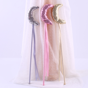 Varita de estrella con purpurina para niñas, varita mágica de princesa para fiesta, accesorios de Cosplay de princesa - Product Image 4