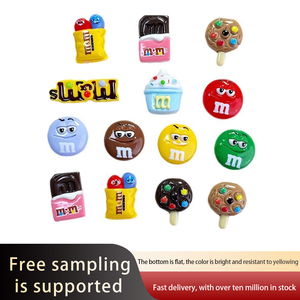 Zili Flatback resina charm Kawaii Cartoon Candy serie Festival decorazione per telefono accessori per decorazione scarpe - Product Image 1