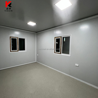 Bâtiment Modulaire Extensible en Acier Galvanisé de 20 et 40 pieds au Design Moderne pour Habitation, Bureau et Appartement, Résistant aux Ouragans